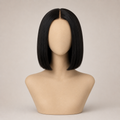 Classic Bob Wig — 12" Straight Black